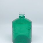 Green painted bottle