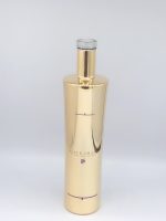 Bottle with plating and silk screen printing