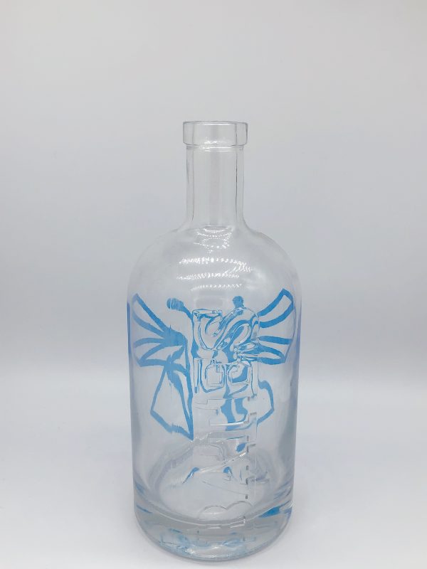 Logo embossed bottle with silk screen printing - Image 2